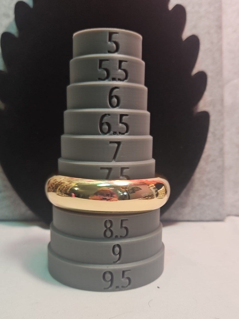 Gold Dome Band Ring - Women Jewelry